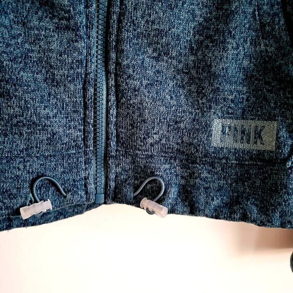 PINK VICTORIA’S SECRET Womens Full Zip Lightweight Hoodie Top Green S sz - Picture 4 of 7